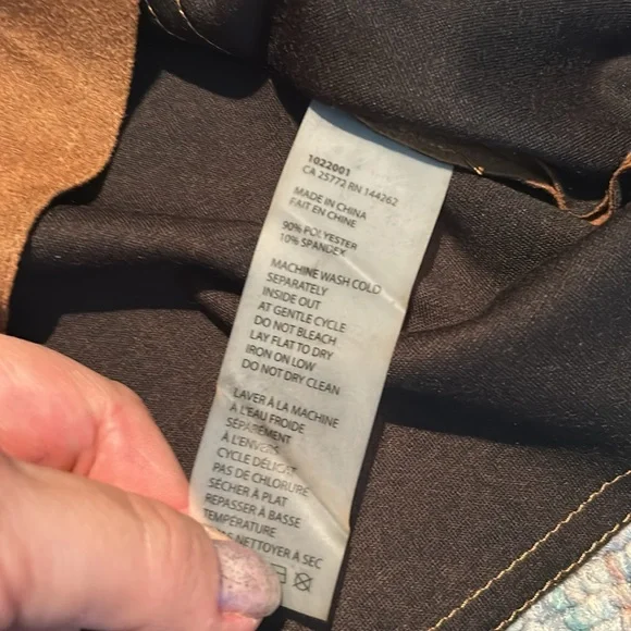 NWT Ladies Size XS Dex short sleeve Faux Suede Drop Waist Dress - Picture 11 of 12